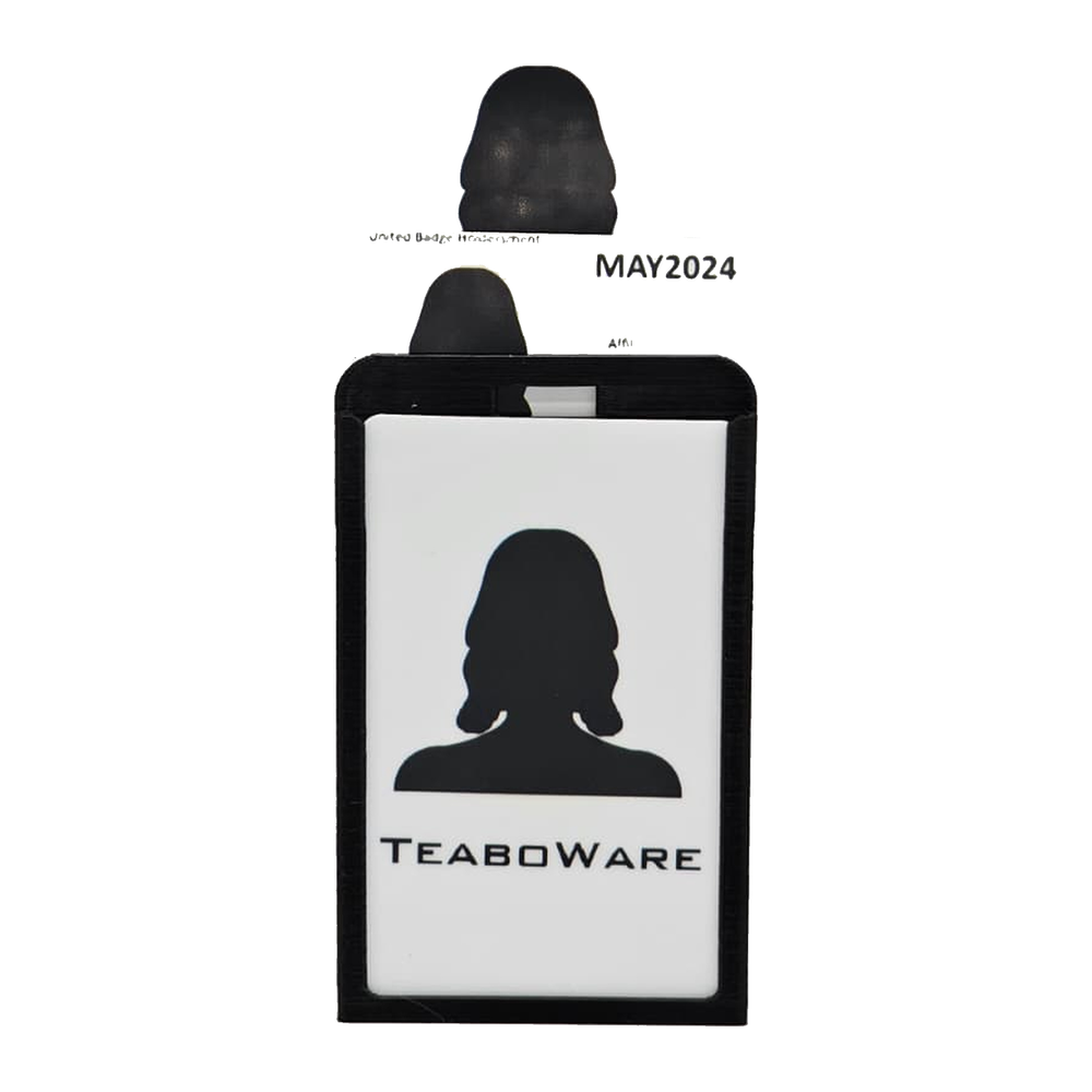 3 ID + 1 RSA Token Badge Holder alternate view